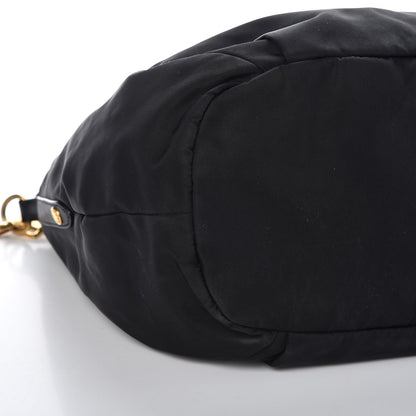 Prada Tessuto Nylon Nappa Shoulder Bag Black 11 of 12