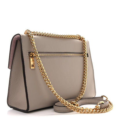 Louis Vuitton Soft Calfskin Mylockme Chain Bag BB Greige 3 of 9