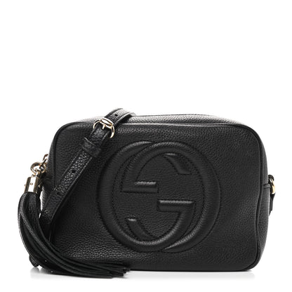 Gucci Pebbled Calfskin Small Soho Disco Bag Black 1 of 17