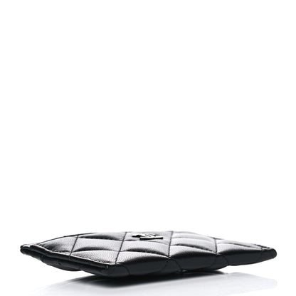 Chanel Lambskin Quilted Card Holder So Black 3 of 4