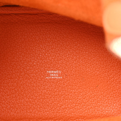 Hermes Taurillon Clemence Picotin Lock 18 PM Orange 4 of 13