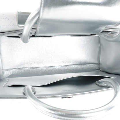 Christian Dior Grained Leather Medium Diorever Flap Silver 5 of 9