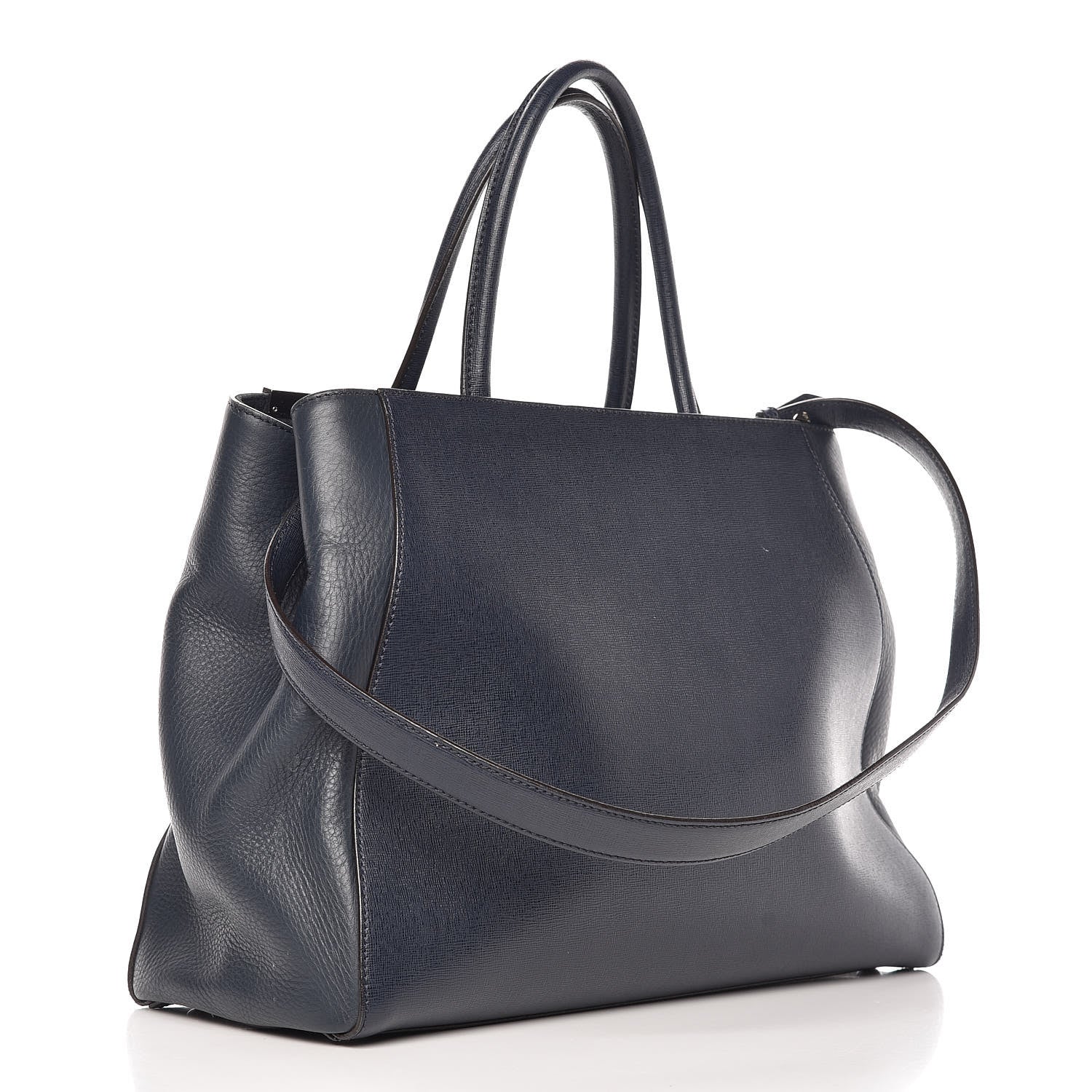Fendi Vitello Elite Regular 2Jours Tote Lavagna 4 of 18