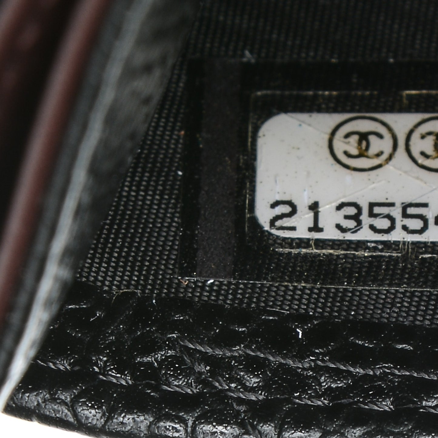 Caviar Quilted Card Holder Black
