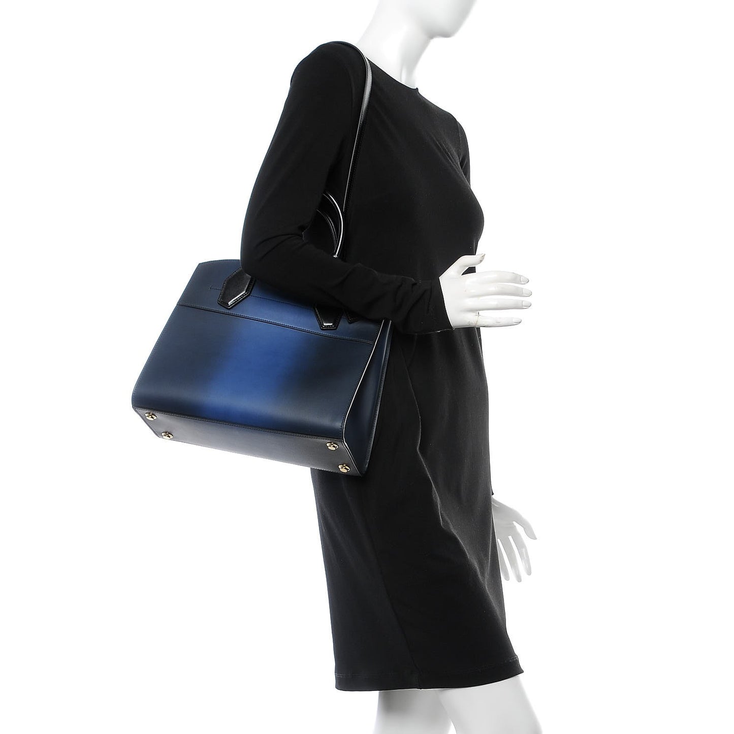 Calfskin Shadow City Steamer MM Blue