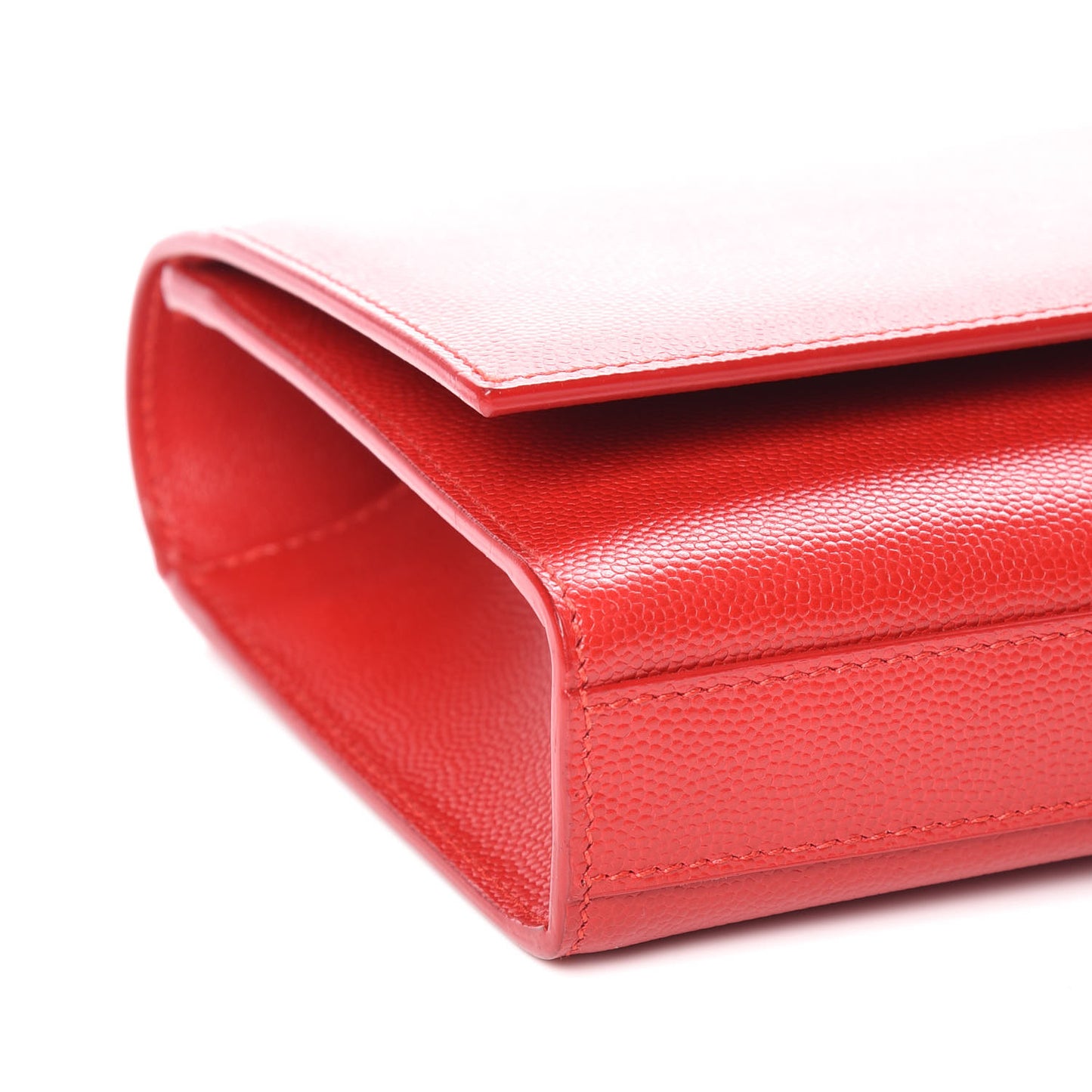 Grain De Poudre Classic Monogram Cassandre Clutch New Red