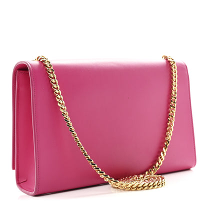 Saint Laurent Smooth Calfskin Medium Classic Monogram Kate Tassel Satchel Fuchsia 3 of 11