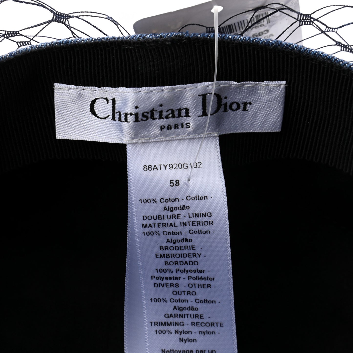 Denim Arty Veil Cap 58 Blue