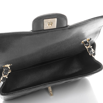 Chanel Caviar Quilted Mini Rectangular Flap Black 5 of 8