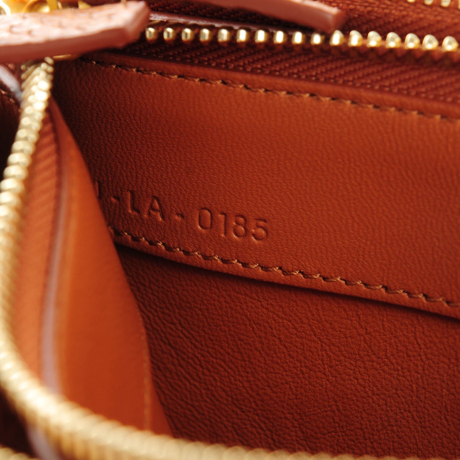 Celine Python Small Trio Crossbody Bag Tan 7 of 8