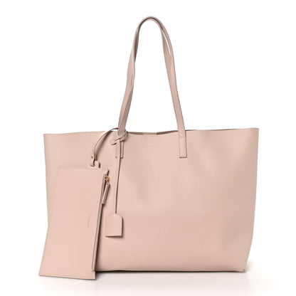 Saint Laurent Calfskin Large Shopping Tote Pale Blush 3 of 12
