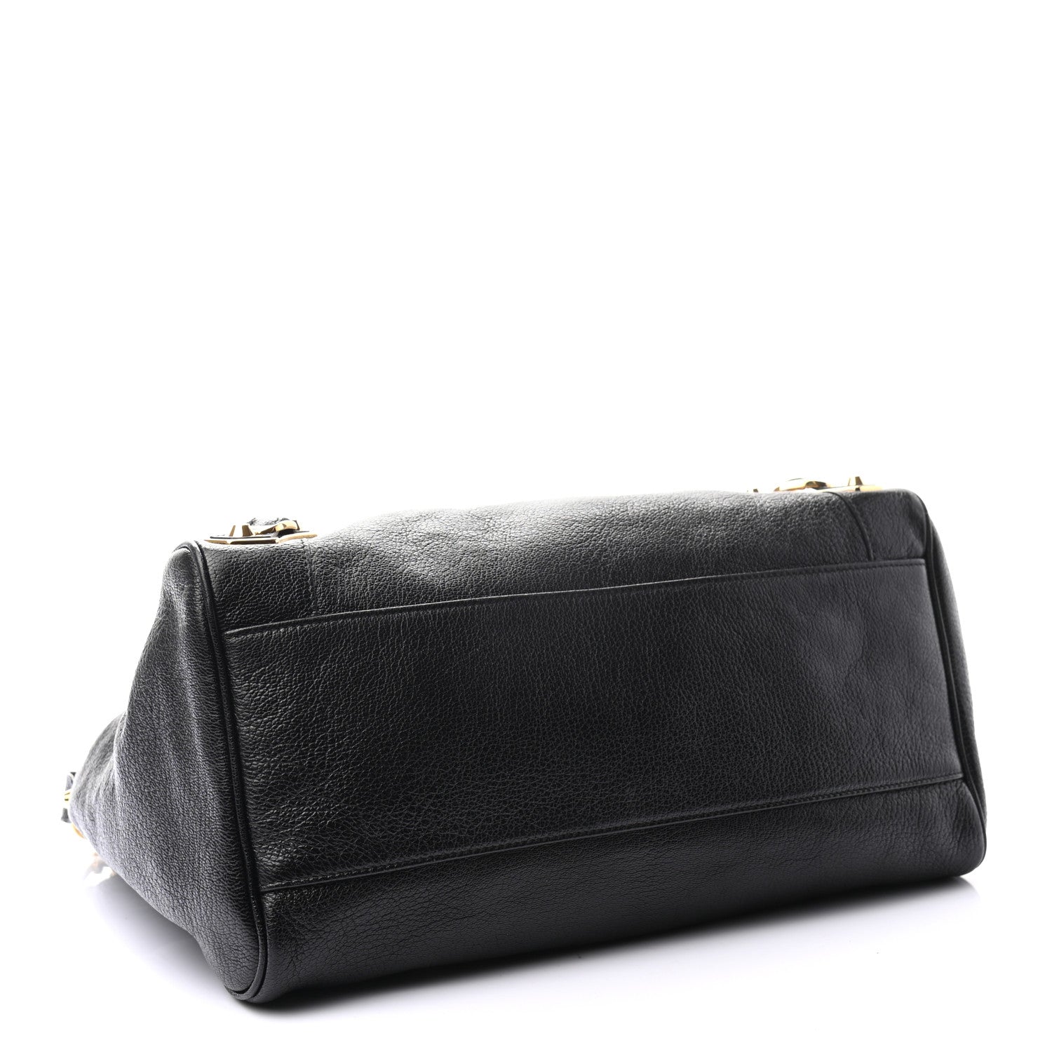 Balenciaga Chevre Gold Metallic Edge Hardware Velo Black 3 of 8