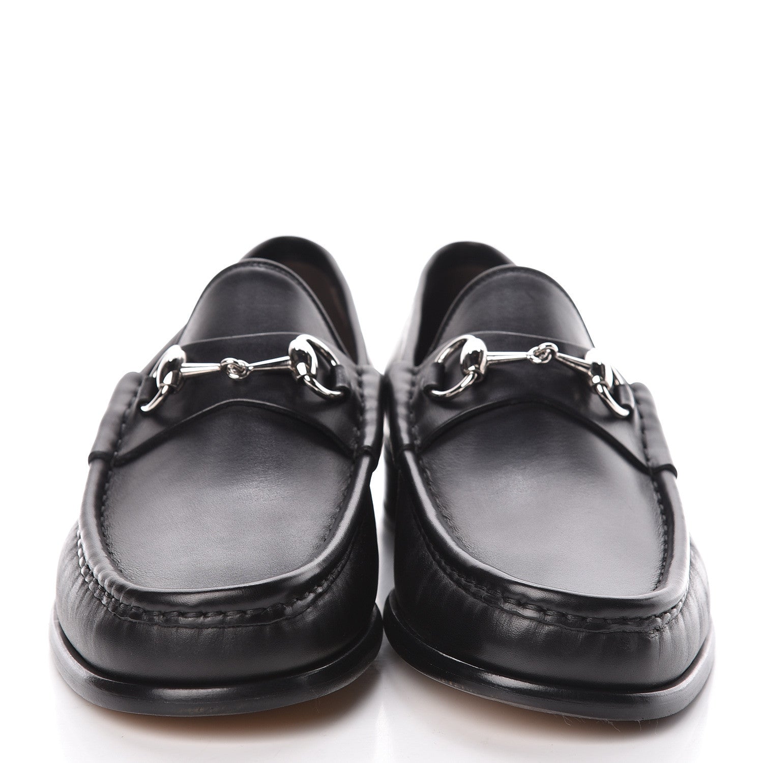 Gucci Calfskin Mens 1953 Horsebit Loafers 8.5 Black 2 of 16