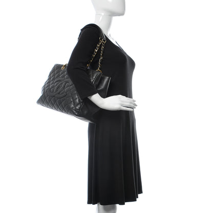 Chanel Caviar Quilted Grand Shopping Tote GST Black 2 of 16