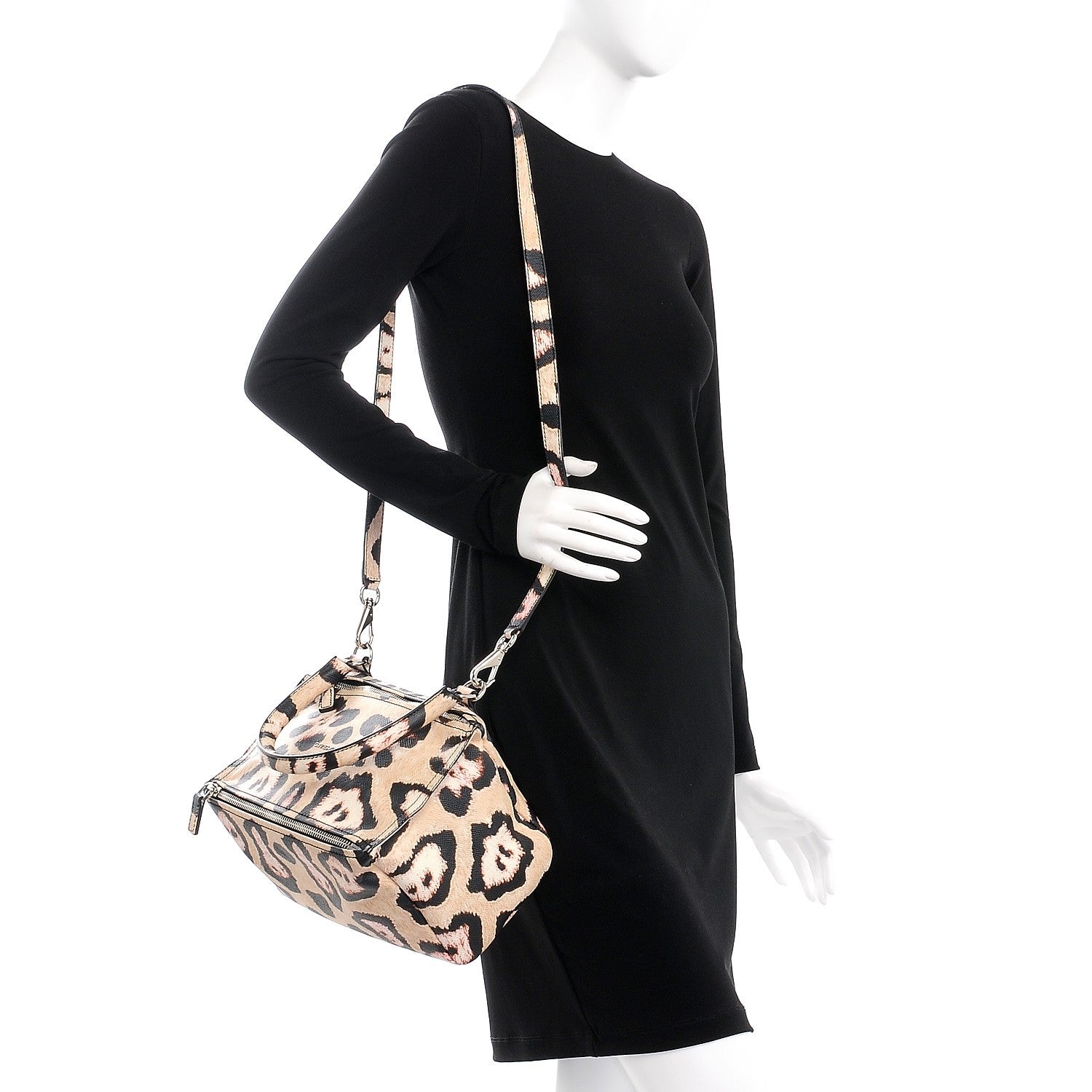 Givenchy Calfskin Jaguar Print Small Pandora Multicolor 2 of 8