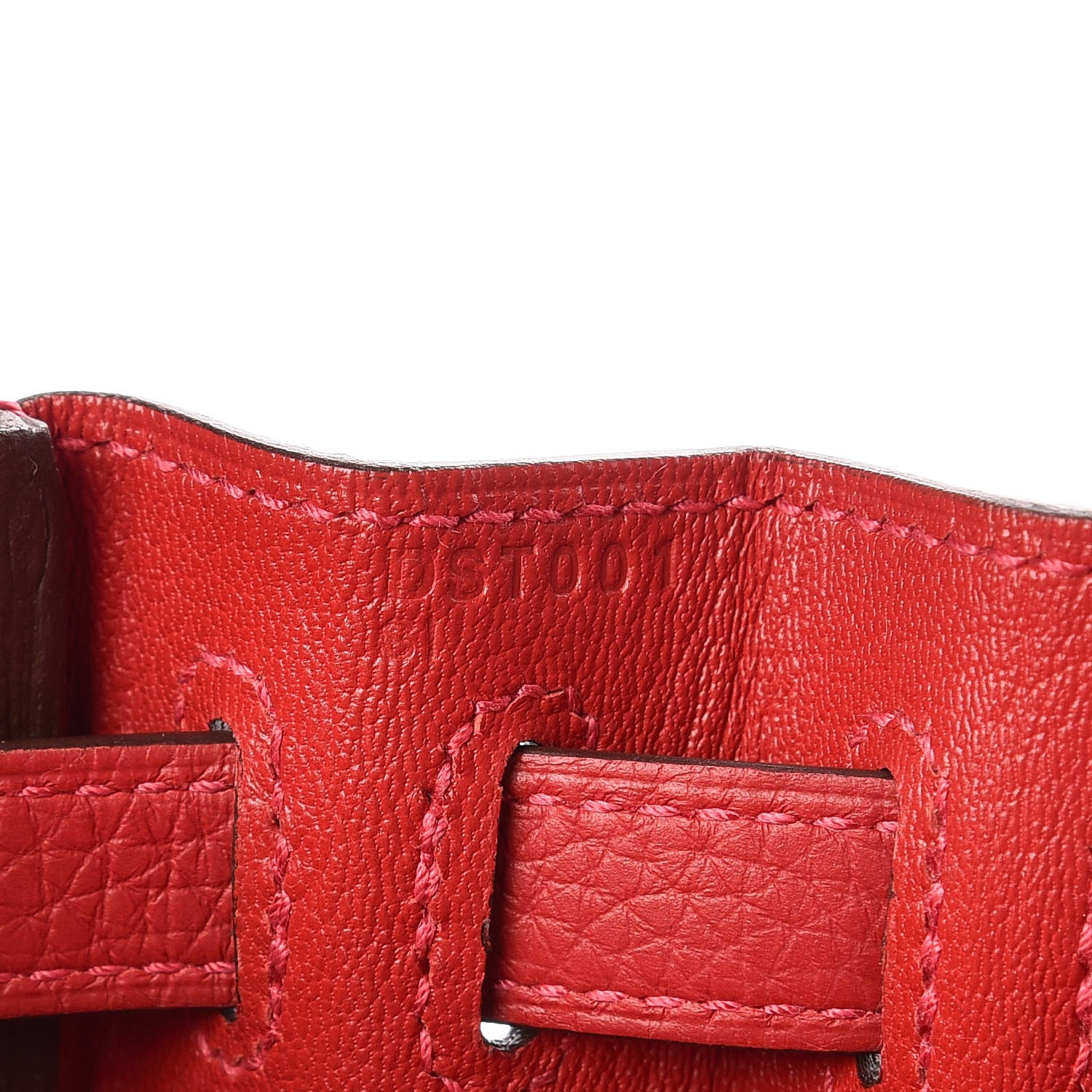 Hermes Togo Kelly Ado Backpack Rouge Casaque 7 of 8