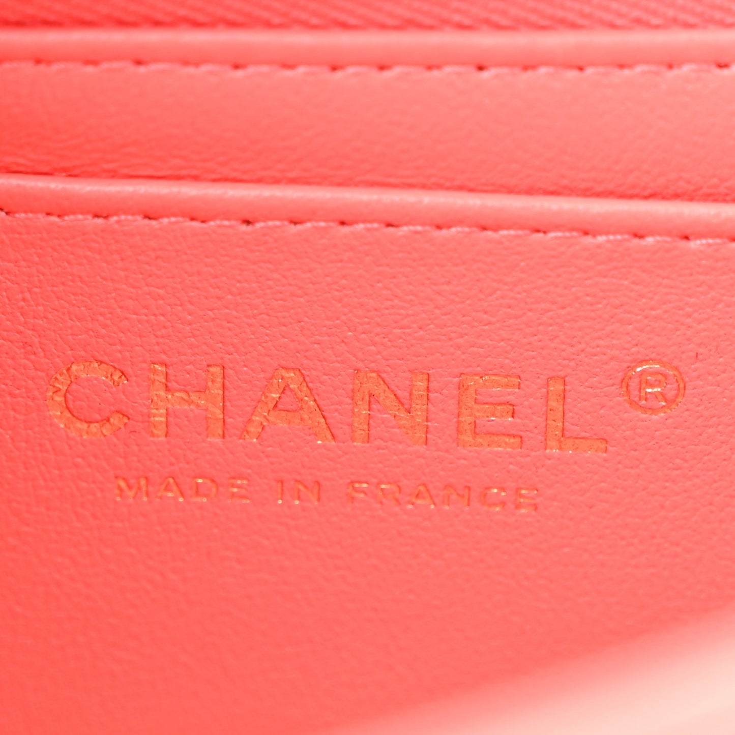 Lambskin Quilted Mini Rectangular Flap Pink