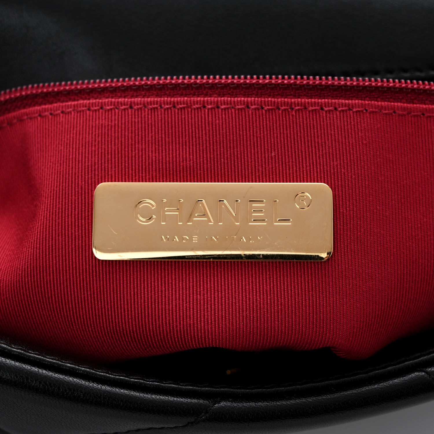 Chanel Lambskin Quilted Medium Chanel 19 Flap Black 6 of 10