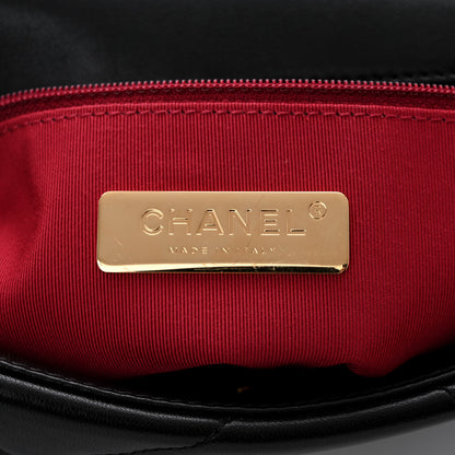 Chanel Lambskin Quilted Medium Chanel 19 Flap Black 6 of 10