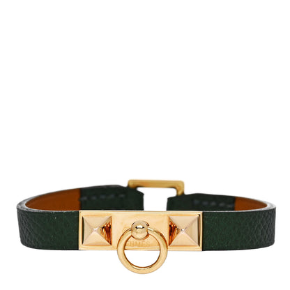 Hermes Epsom Micro Rivale Bracelet XS Vert Anglais 1 of 6