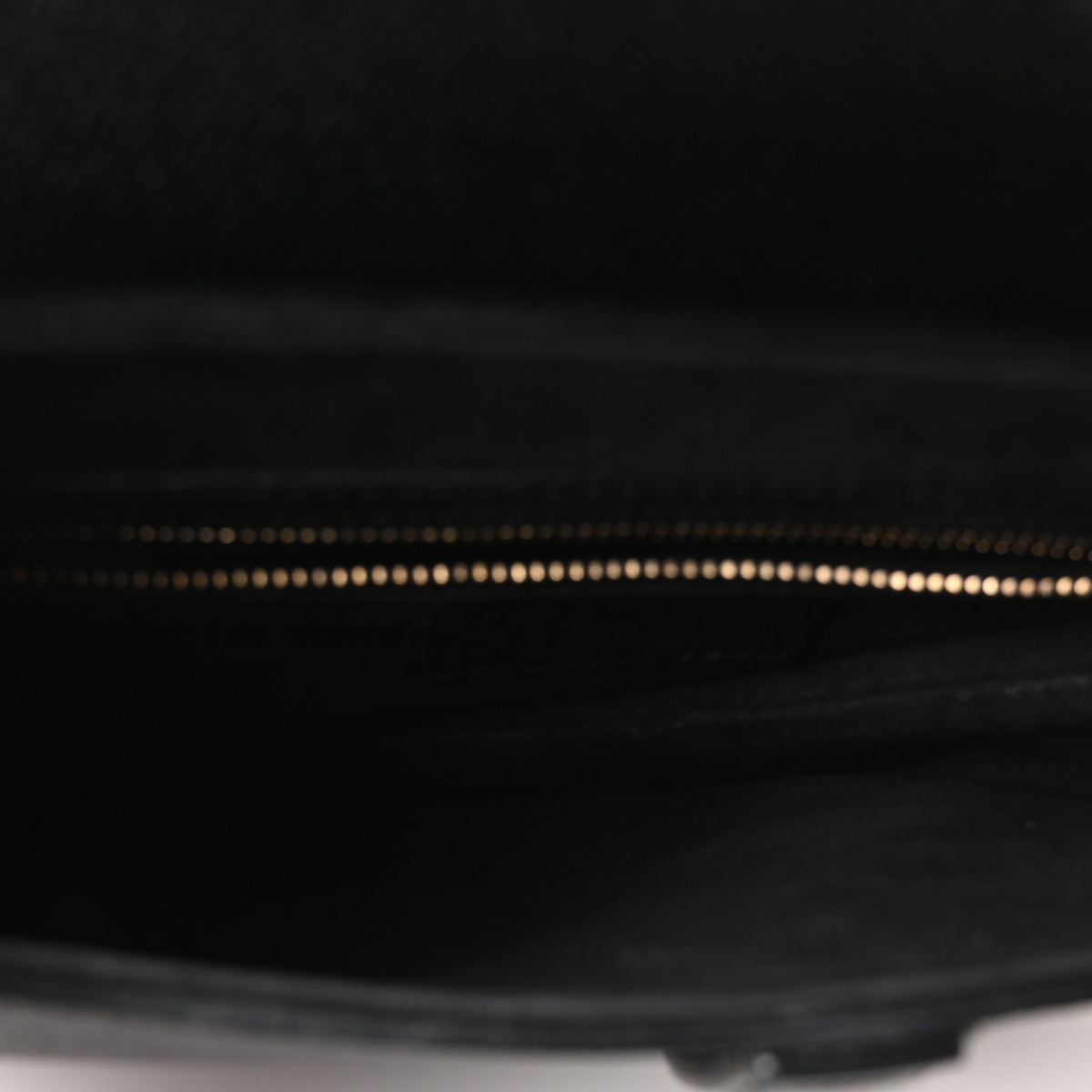 Christian Dior Grained Calfskin Saddle Bag Black 5 of 11
