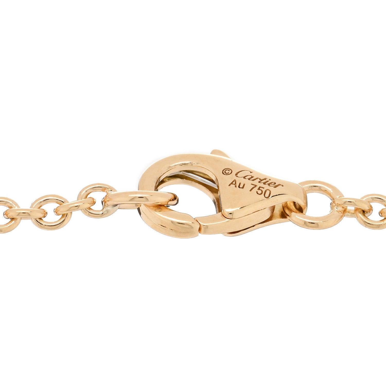 Cartier 18K Yellow Gold Interlocking LOVE Bracelet 3 of 4