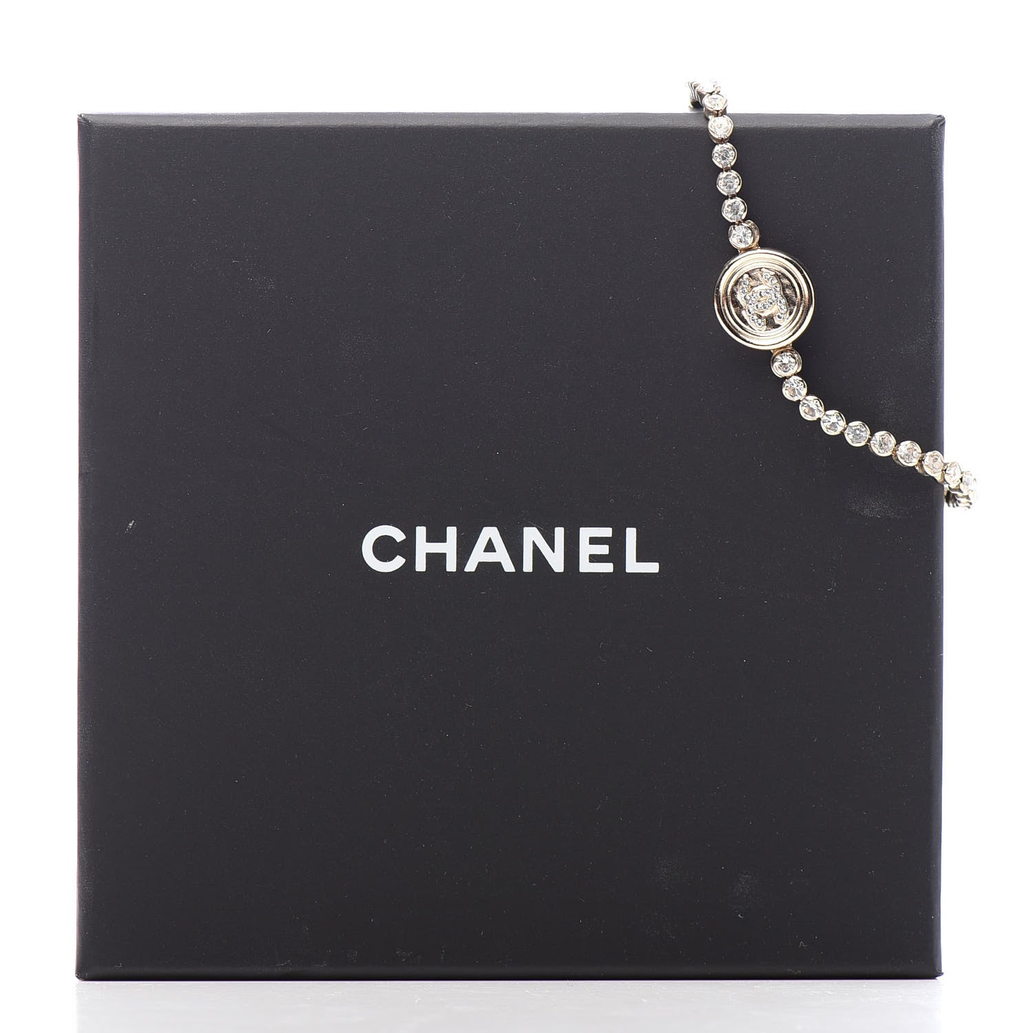 Chanel Crystal CC Chain Bracelet Gold 5 of 5