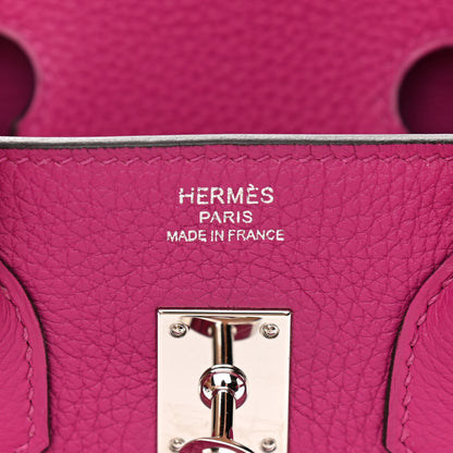 Hermes Togo Birkin 25 Rose Pourpre 6 of 11