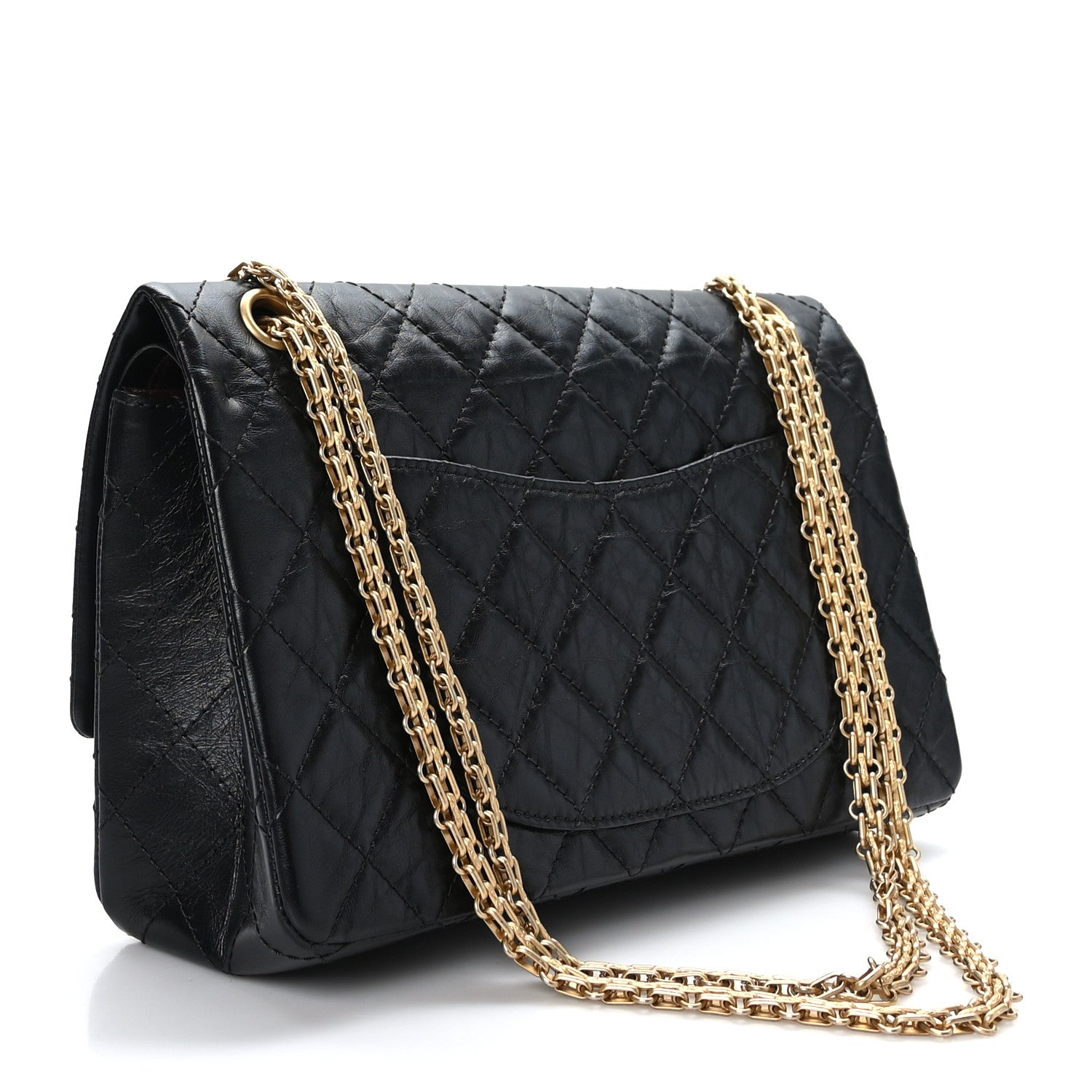 Chanel Aged Calfskin Quilted 2.55 Reissue 226 Flap Black 3 of 10
