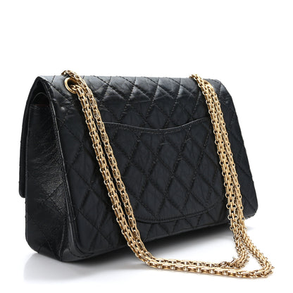 Chanel Aged Calfskin Quilted 2.55 Reissue 226 Flap Black 3 of 10