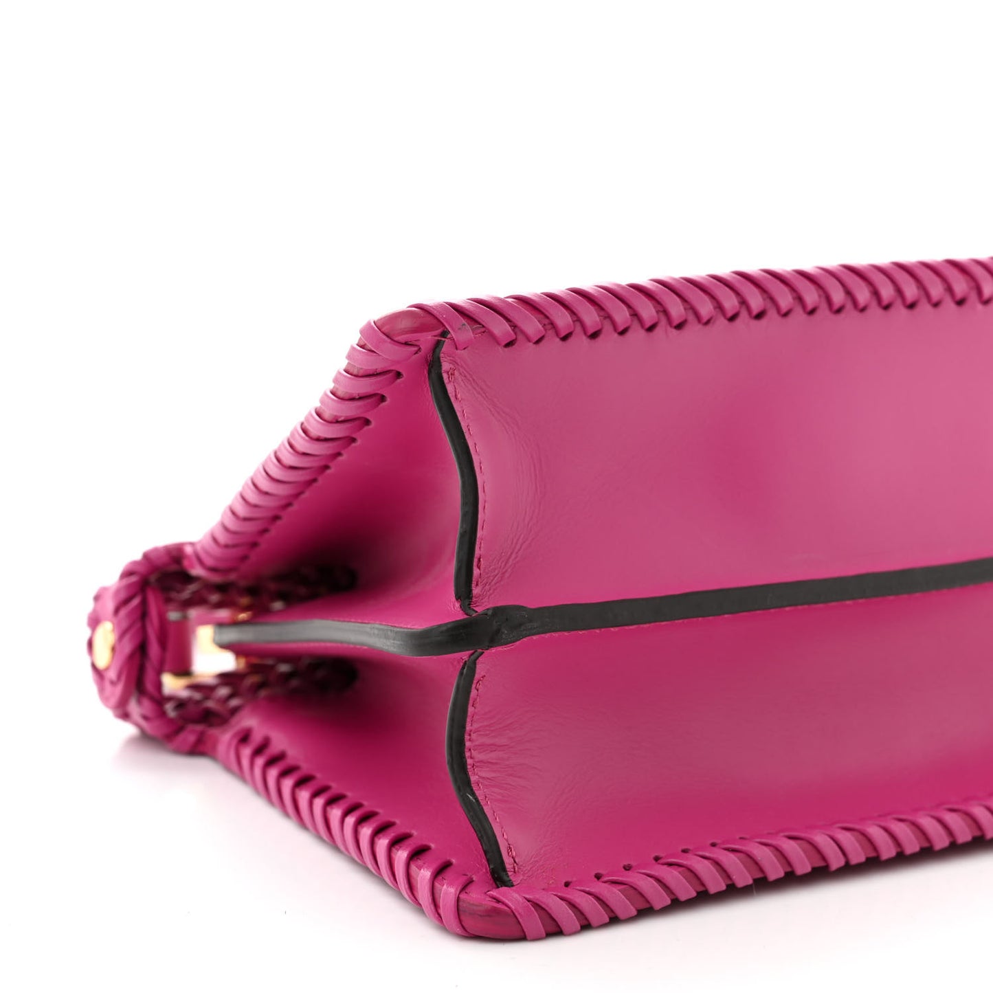 Vitello King Shiny Nappa Intreccio Petite Peekaboo I SEE U Satchel Ciclamino Pilar