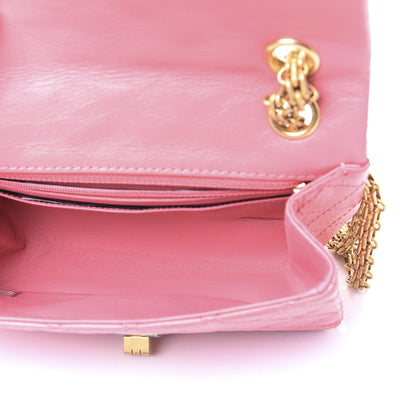 Chanel Aged Calfskin Quilted 2.55 Reissue Mini Flap Pink 4 of 10