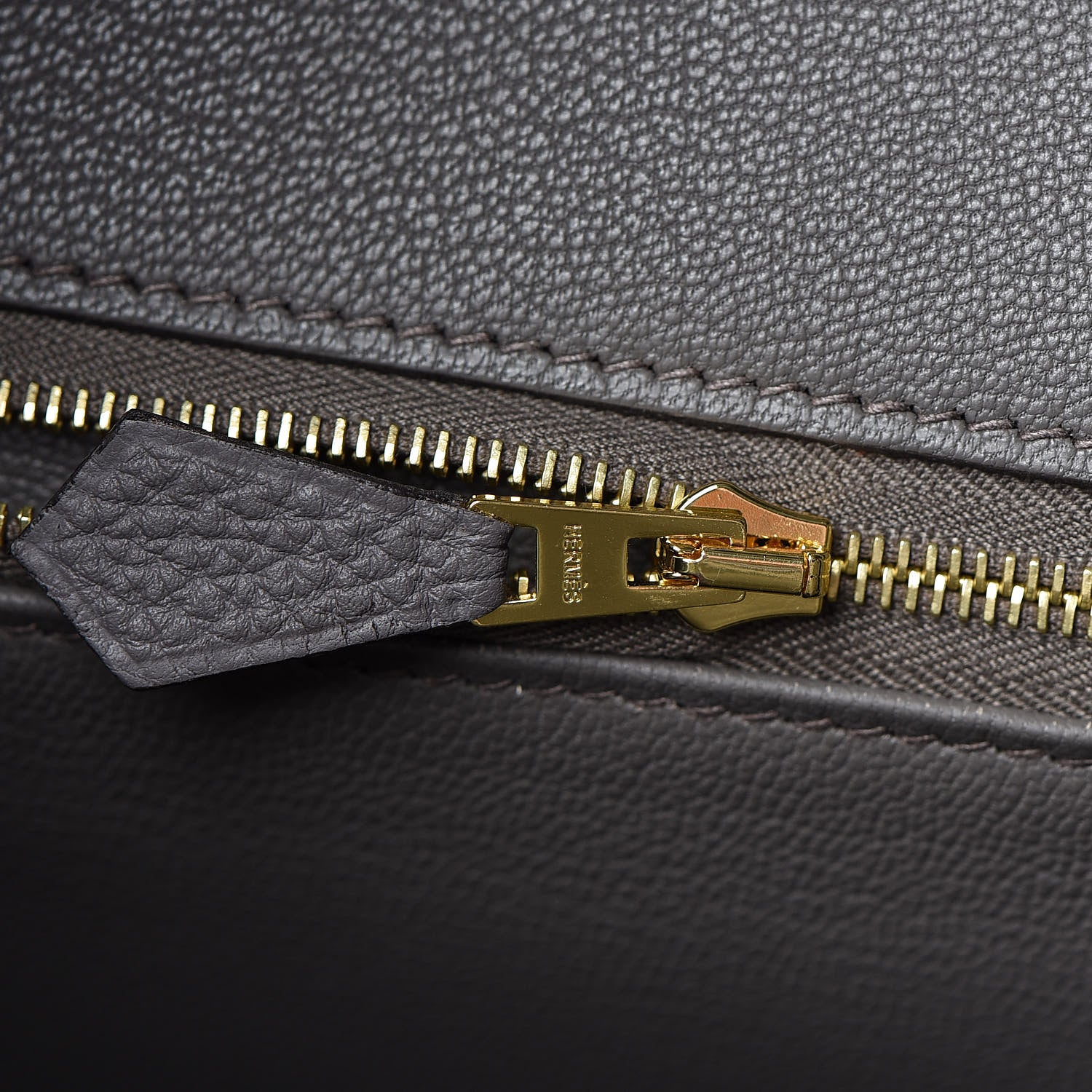 Hermes Togo Birkin 35 Etain 17 of 32