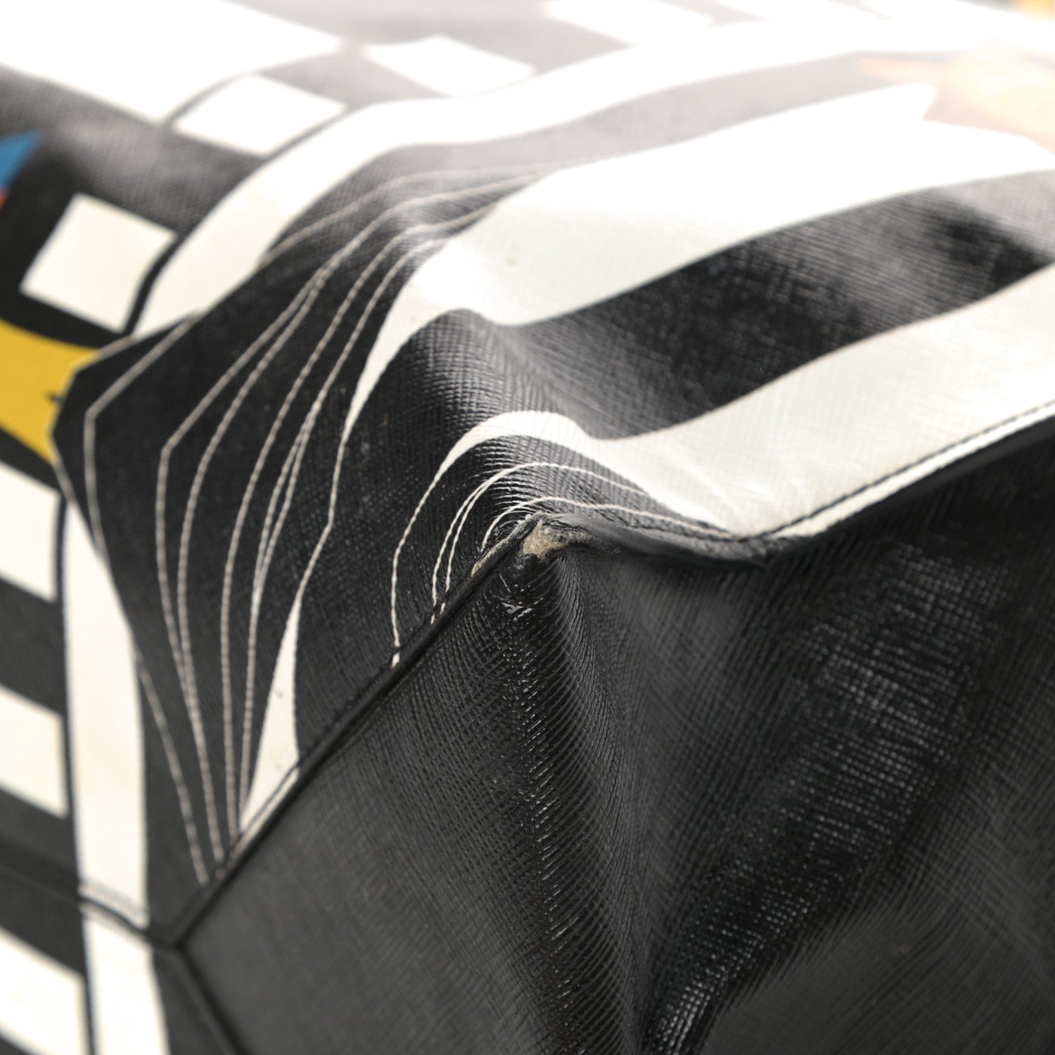 Givenchy Textured Coated Canvas Egyptian Print Medium Stargate Shopper Tote Multicolor 14 of 15