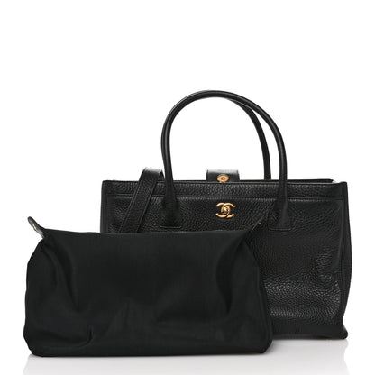 Chanel Deerskin Cerf Executive Shopper Tote Black 3 of 11