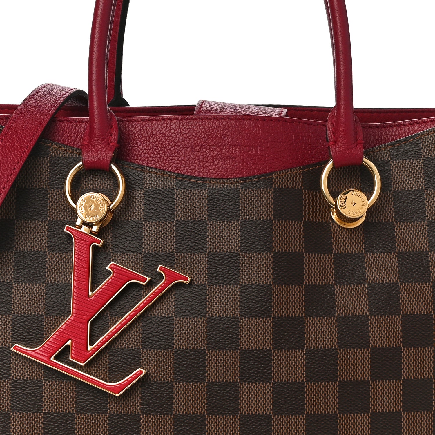 Louis Vuitton Damier Ebene LV Riverside Lie De Vin 7 of 15