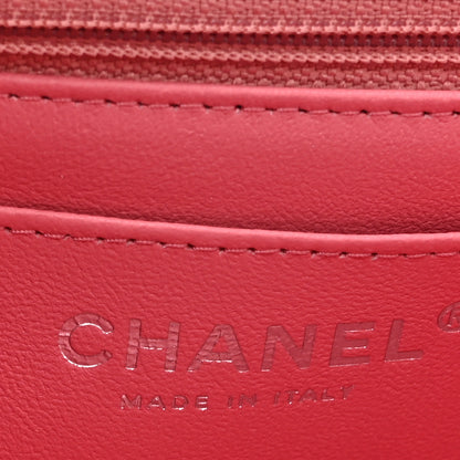 Chanel Lambskin Quilted Mini Square Flap Pink 6 of 11