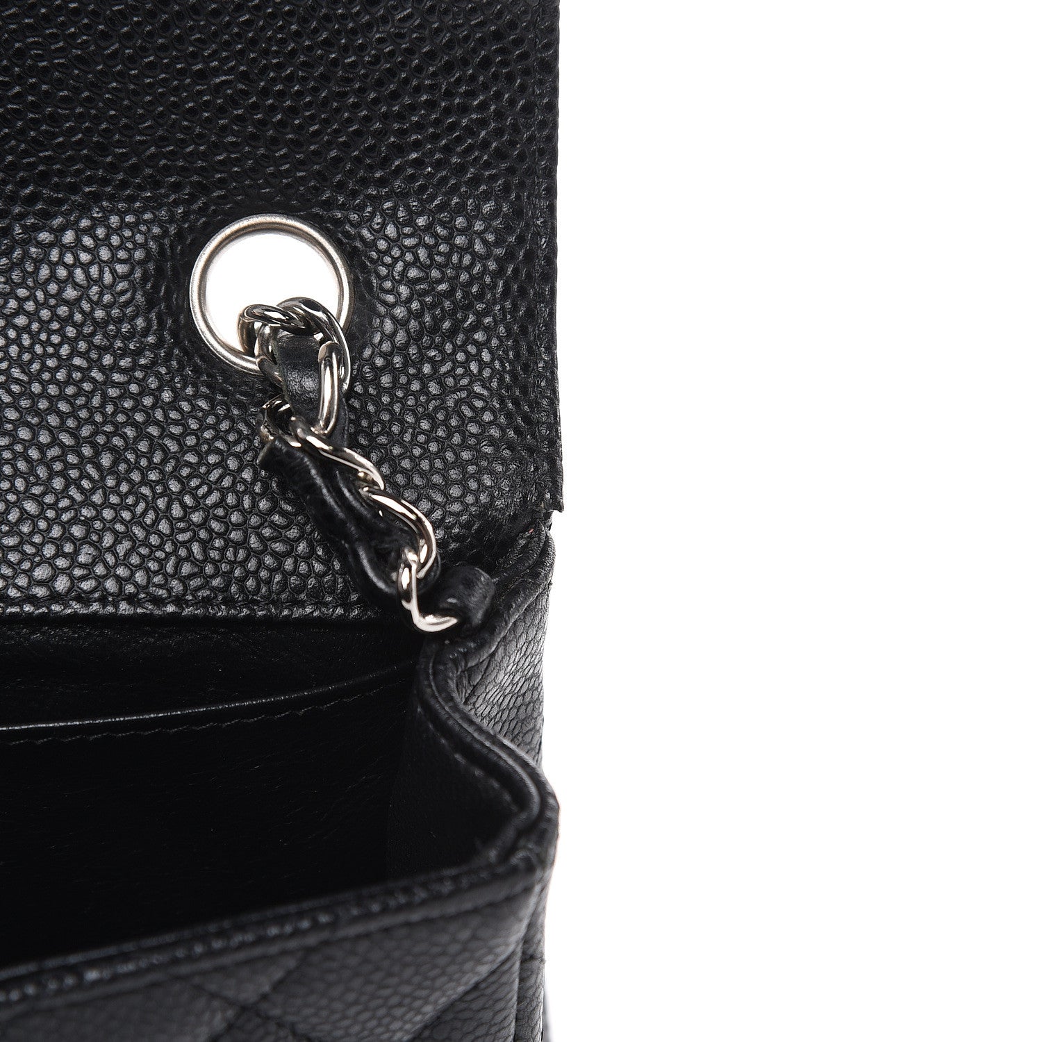 Chanel Caviar Quilted East West Flap Black 12 of 16