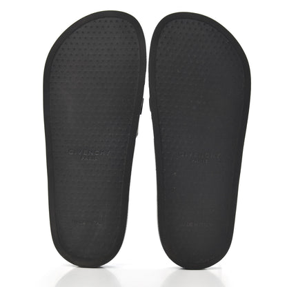Givenchy Rubber Logo Pool Slide Sandals 39 Black 6 of 10