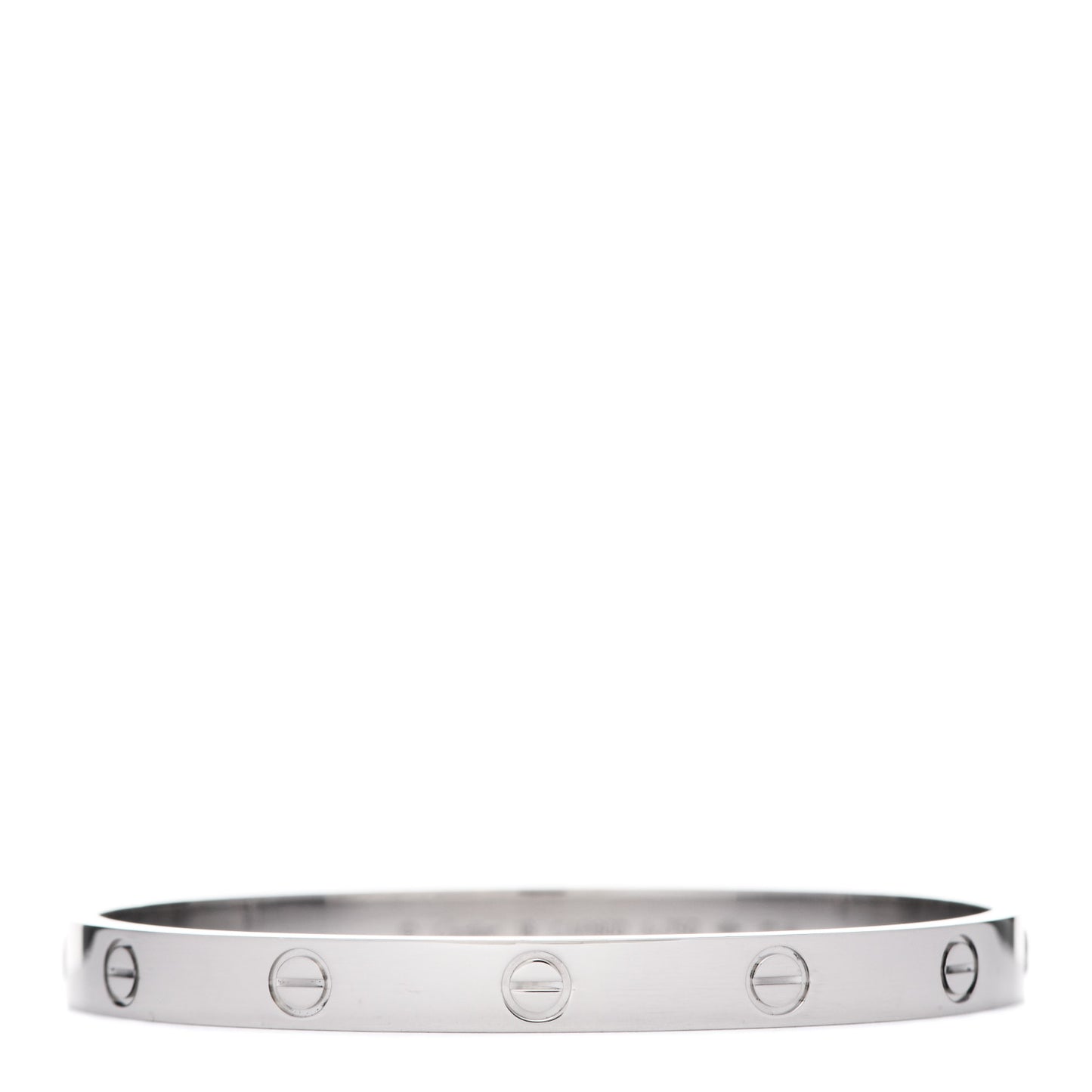 18K White Gold LOVE Bracelet 18