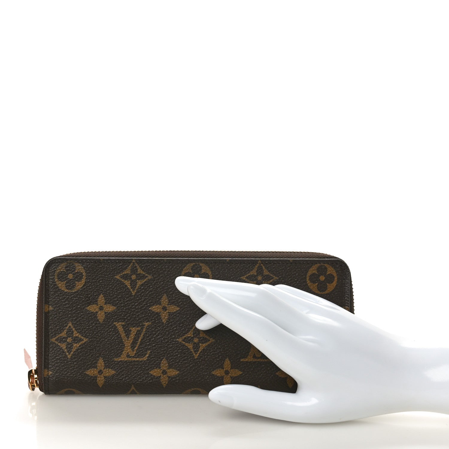 Louis Vuitton Monogram Clemence Wallet Rose Ballerine 2 of 8
