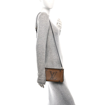 Louis Vuitton Reverse Monogram Giant Double Zip Pochette 2 of 11