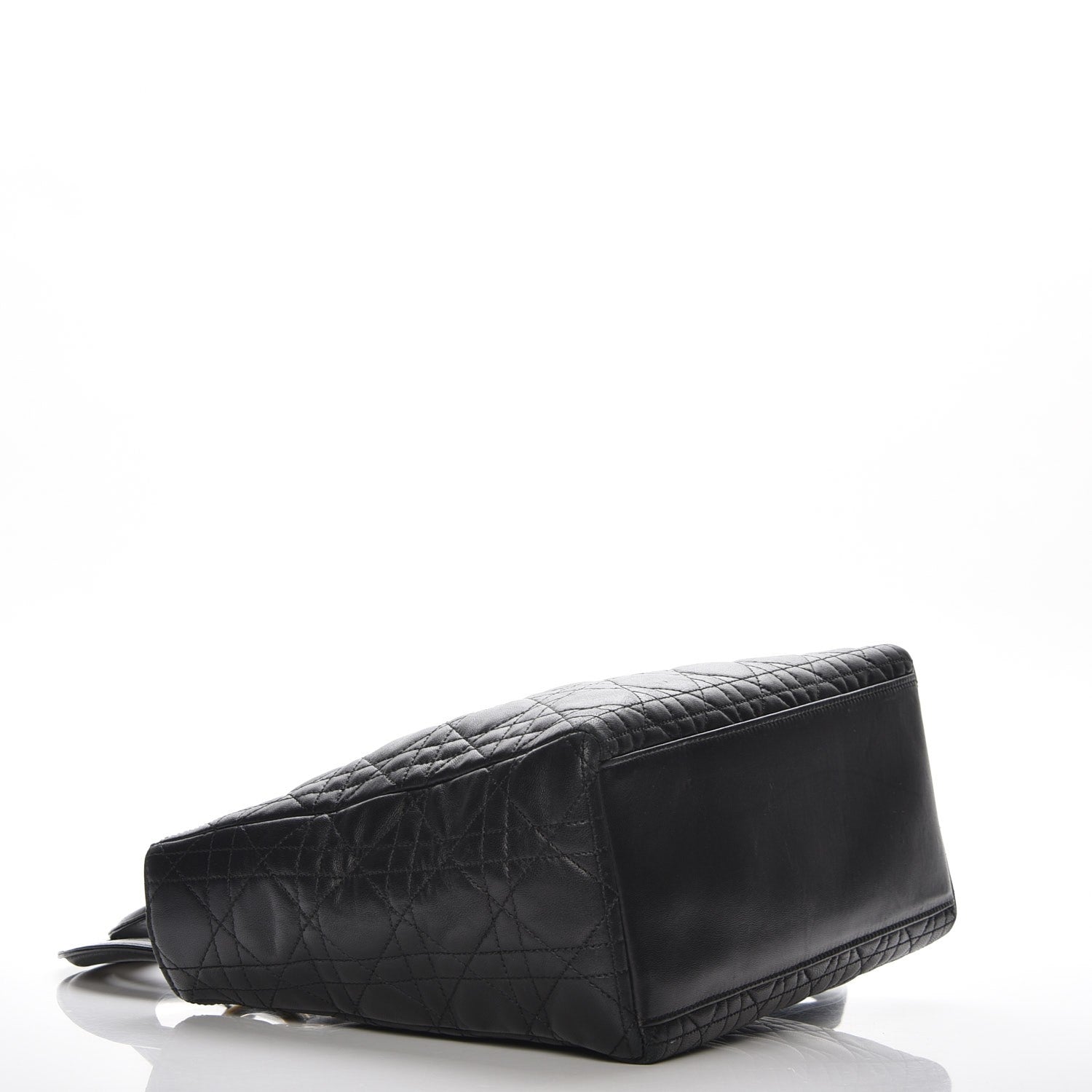 Christian Dior Lambskin Cannage Medium Lady Dior Black 5 of 8