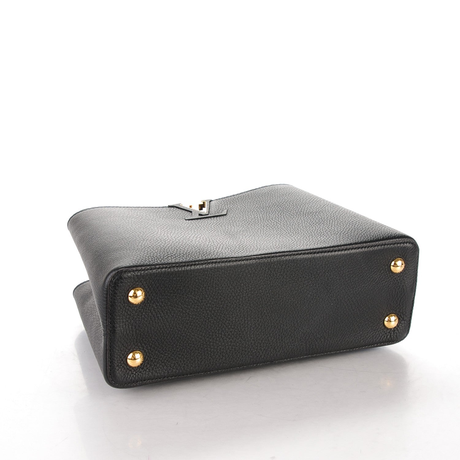 Louis Vuitton Taurillon Capucines PM Black 4 of 7