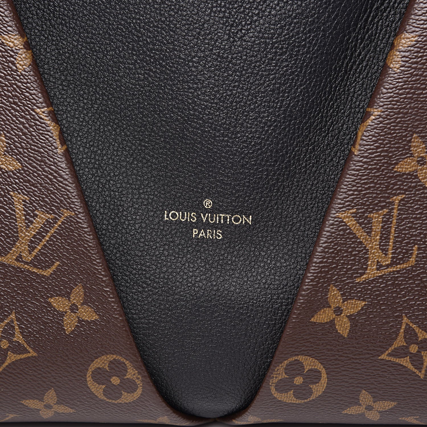 Louis Vuitton Monogram V Tote MM Black 15 of 16