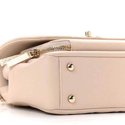 Chanel Caviar Quilted Medium Business Affinity Flap Beige 9 of 10