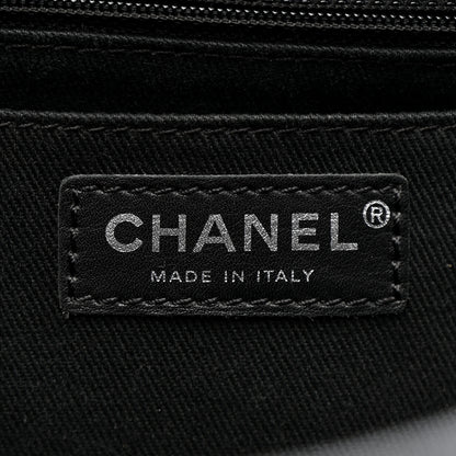 Chanel Caviar Diagonal Ligne Flap Black 6 of 10