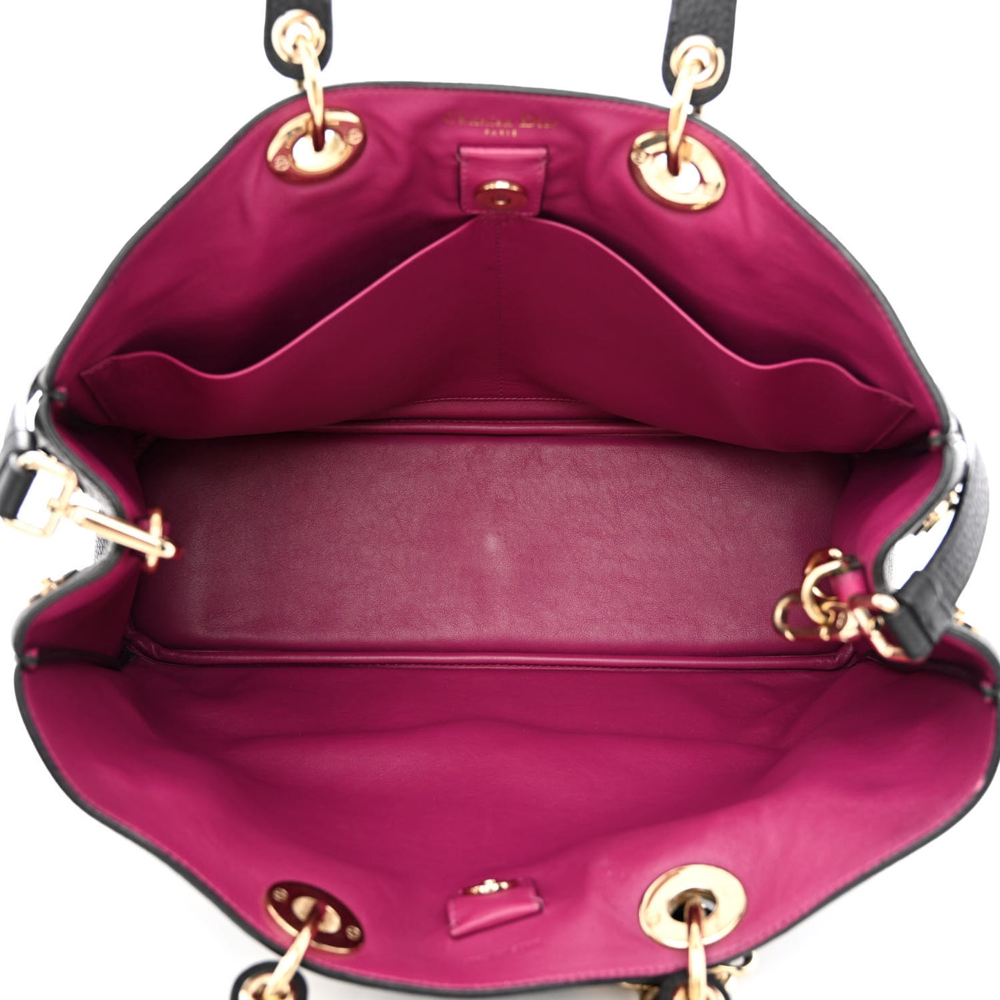 Bullcalf Large Diorissimo Tote Black Rose Indien