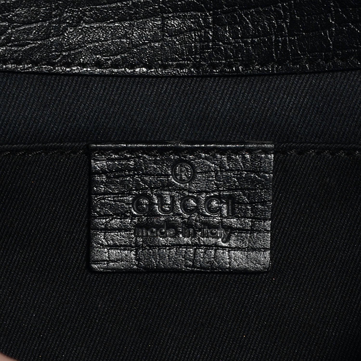 Gucci Monogram Horsebit Chain Clutch Black 6 of 7