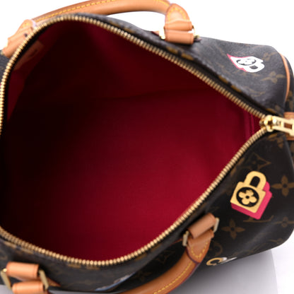 Louis Vuitton Monogram Love Lock Speedy Bandouliere 30 5 of 12
